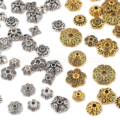 100шт 20 стиля колпачки из сплава в тибетском стиле TIBE-YW0001-85-1