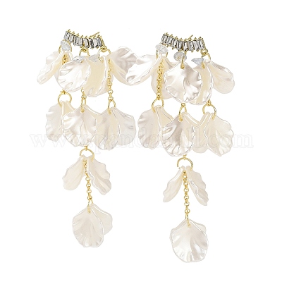 Серьги-гвоздики из сплава EJEW-G439-01G-1