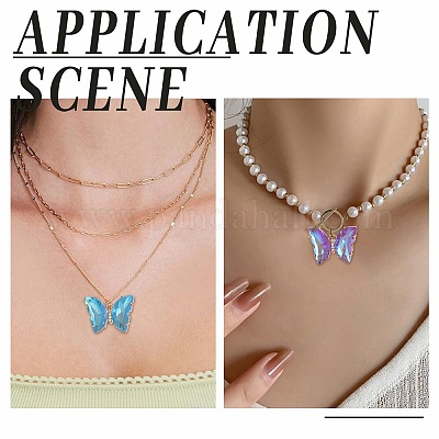 Butterfly Charms Jewelry Making  Glass Jewelry Making Supplies