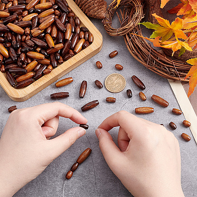 240 шт. 6 деревянных бусины в стиле ретро WOOD-GA0001-44-1