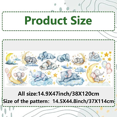 Статические наклейки на окна из пвх AJEW-WH0385-0085-1