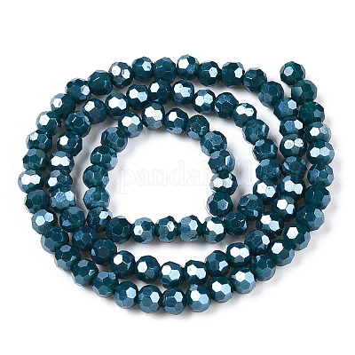 Непрозрачное стекло бисер нитей EGLA-A035-P4mm-A36-1