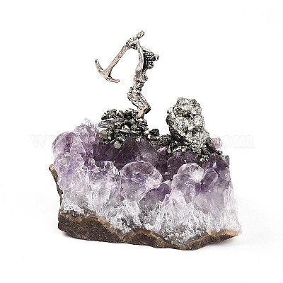 Скульптура из кластера натурального аметиста G-N347-02B-1