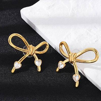 Серьги-гвоздики из нержавеющей стали 304 с кристаллами и стразами EJEW-G423-25G-1