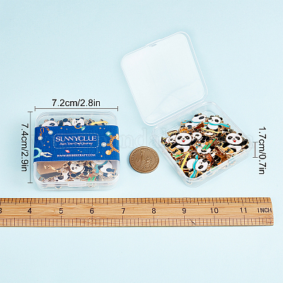 Подвески из сплава эмали 30шт 5 стиля FIND-SC0003-09-1