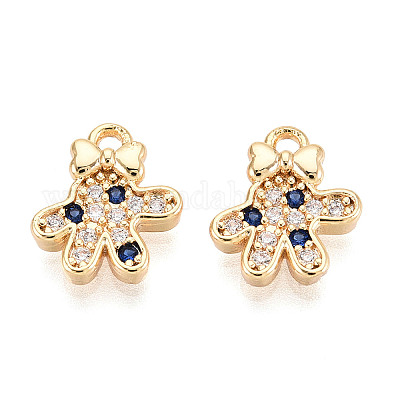 Латунные микро проложить кубического циркония подвески KK-N263-147D-G-1