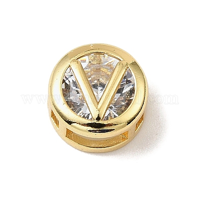 Латунные микро проложить кубического циркония многожильных соединения KK-C111-01G-V-1