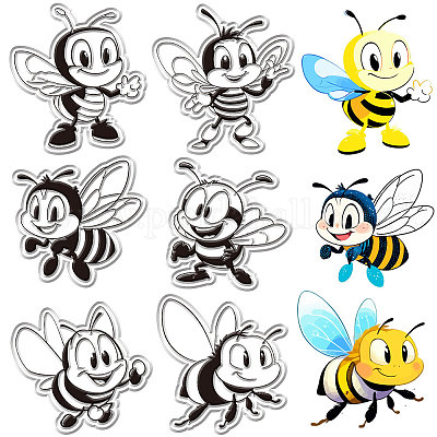 Пластиковые штампы&nbsp;DIY-WH20018-0245-1