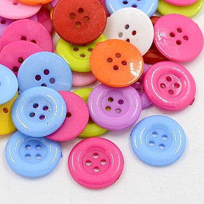アクリルボタン 衣装デザインのためのプラスチック製の縫製ボタン 4穴
