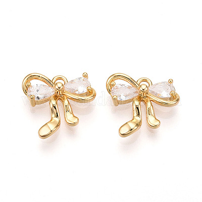 Латунные микро проложить кубического циркония подвески KK-N261-92B-G-1