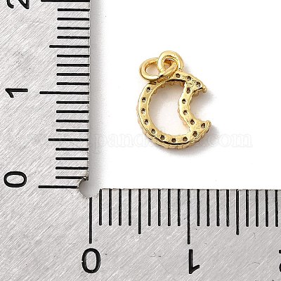 Латунные микро проложить кубического циркония подвески KK-Z135-03G-02-1