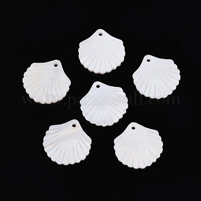 Резные подвески из натуральных пресноводных ракушек SSHEL-N040-02-1