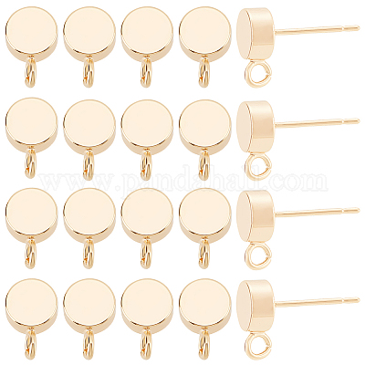 Risultati dell'orecchino della vite prigioniera d'ottone&nbsp;KK-BC0001-24G-1