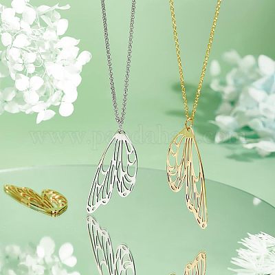 8шт 2 цвета подвески из нержавеющей стали STAS-UN0034-95-1