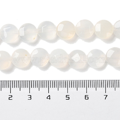Ágata blanca hebras naturales&nbsp;G-K357-B16-01-1