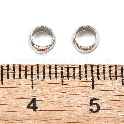 Зажимные бусины из латуни KK-S509-01P-06-1