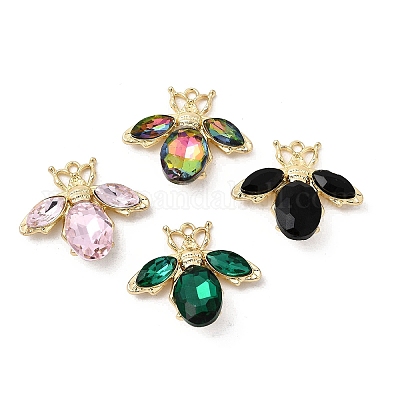 Подвески из сплава и страза FIND-H055-12G-1