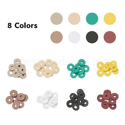 1120шт 8 цвета бусины из полимерной глины ручной работы CLAY-YW0001-14D-1