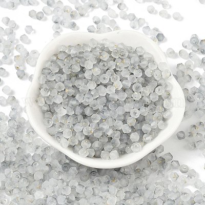 Матовые стеклянные бусины FGLA-D300-01H-1