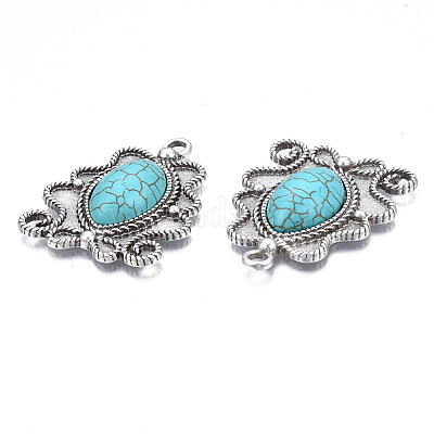 Синтетическая бирюза подвески оправы под эмаль PALLOY-N157-032-1