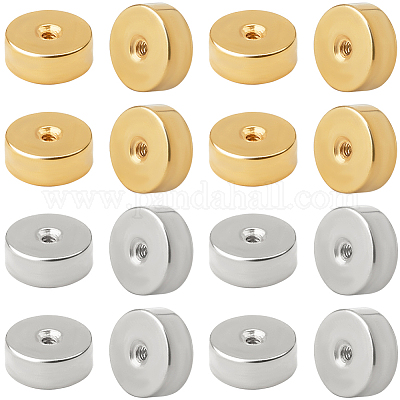 60 шт. 2-х цветные ушные гайки из нержавеющей стали 304 STAS-BBC0005-15-1