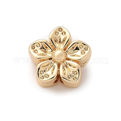 Латунь цветочные бусы KK-A244-08G-1