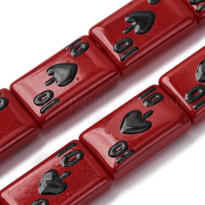 Бусины из стеклянной эмали LAMP-Q045-07G-1