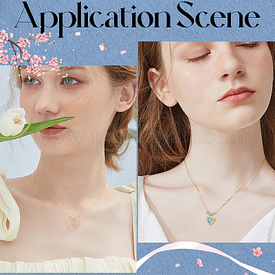 8 шт. 2 цвета латунные подвески с микропаве и кубическим цирконием KK-BBC0019-71-1