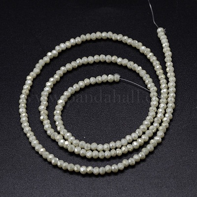 Граненый граненый полный радуга гальванических стеклянных бус стренги EGLA-M004-2mm-A17-1