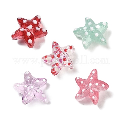 Бусы лэмпворк ручной работы LAMP-I027-09A-1