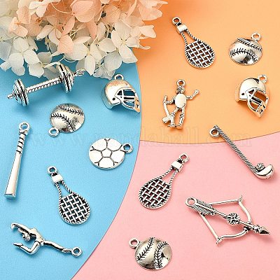 100шт 10 стиля подвески из сплава в тибетском стиле TIBEP-CJ0001-90-1