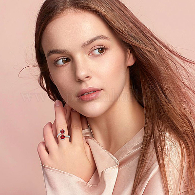 16 шт. фурнитура для открытого манжетного кольца из нержавеющей стали 304 STAS-BBC0008-18-1