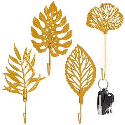 4шт 4 стиля железных настенных крючков FIND-CN0001-47-1