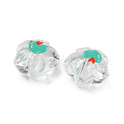 Прозрачные акриловые шарики печатных OACR-H124-07-1