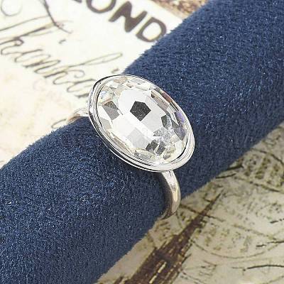 Овальные латунные манжеты для женщин RJEW-G337-06P-03-1