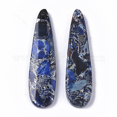 Синтетический регалит / имперская яшма / подвески из яшмы с морскими осадками X-G-S366-006D-1