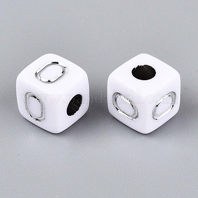 Непрозрачные акриловые бусины SACR-T035-03O-1