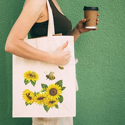 Мешки ткани упаковки холста ABAG-WH0030-013-1