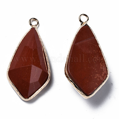 Подвески из натуральной красной яшмы G-Q998-029D-1