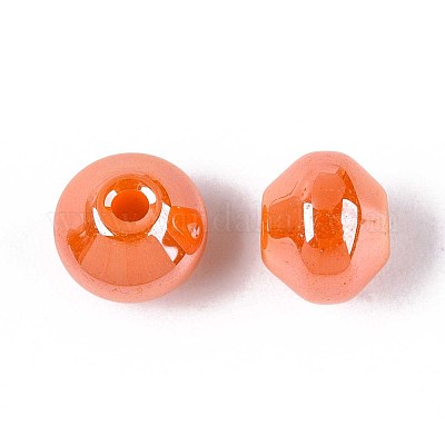 Непрозрачные цветные стеклянные бусины SEED-N007-34D-1