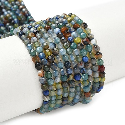 Природный агат бисер нитей G-E469-12Z-1