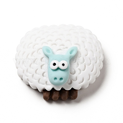 Кабошоны из непрозрачной смолы с мультяшным животным RESI-B012-07E-1