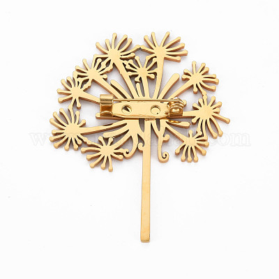 Брошь одуванчик JEWB-N007-010G-FF-1