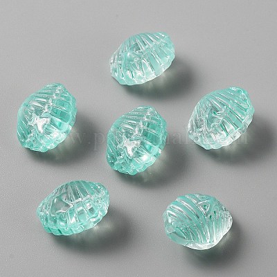 Прозрачные бусины лэмпворк ручной работы LAMP-CJC0012-03F-1