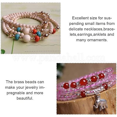 Латунные бусины KK-PH0034-42-1