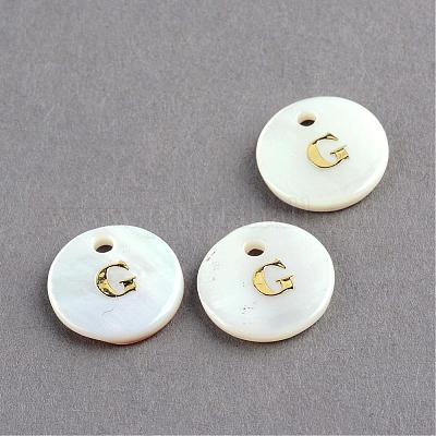 Подвески из пресноводных оболочек SSHEL-S249-G-1