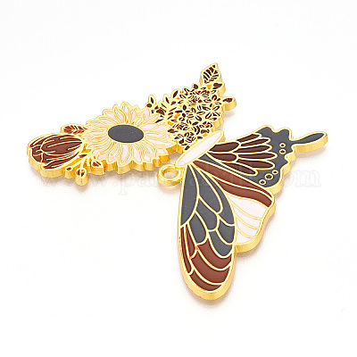 Подвески из эмалированного сплава с гальванопокрытием ENAM-N056-398B-G-1