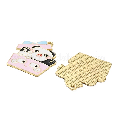 Подвески из эмали и сплава ENAM-G229-03G-03-1