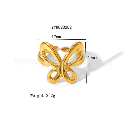 Нерегулярные кованые открытые манжетные кольца из нержавеющей стали 304 JY9046-9-1
