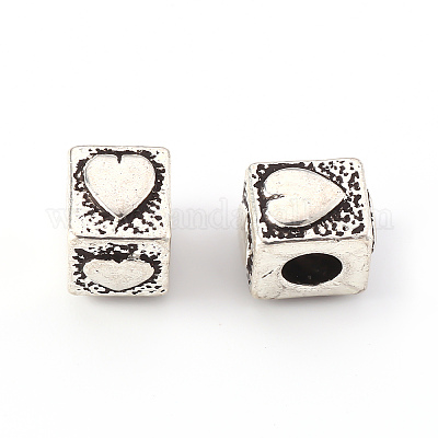 Сплавочные европейские бусины TIBE-S319-141AS-RS-1